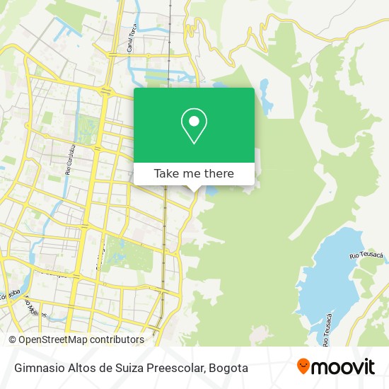 Gimnasio Altos de Suiza Preescolar map