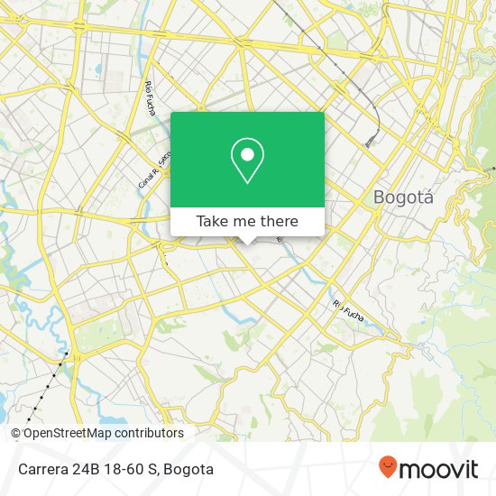Mapa de Carrera 24B 18-60 S