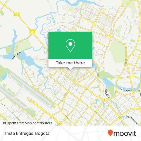 Insta Entregas map