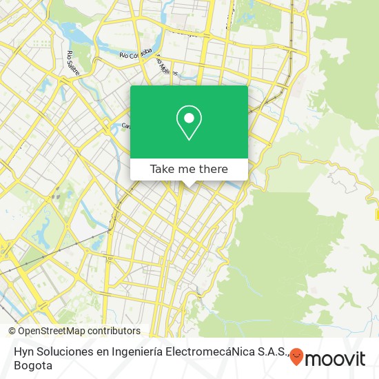 Mapa de Hyn Soluciones en Ingeniería ElectromecáNica S.A.S.