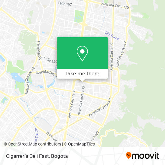 Cigarrería Deli Fast map