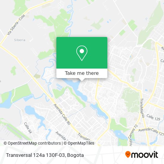 Mapa de Transversal 124a 130F-03