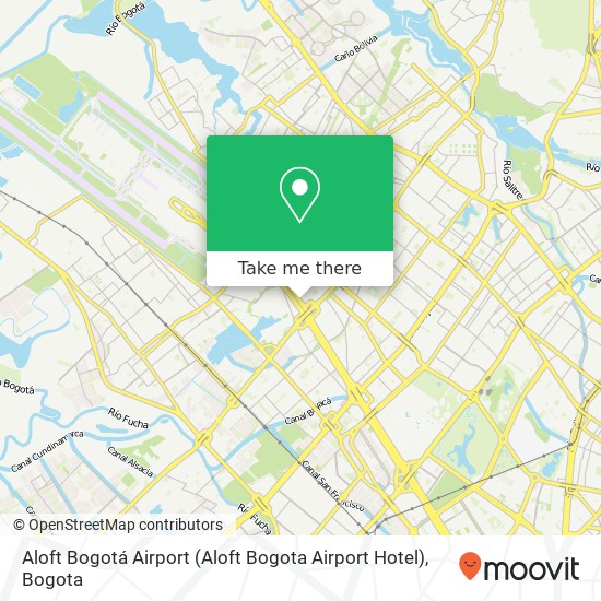 Mapa de Aloft Bogotá Airport (Aloft Bogota Airport Hotel)
