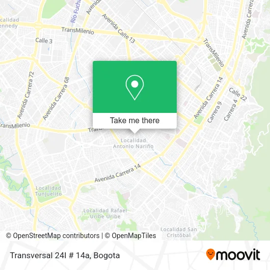 Transversal 24I # 14a map