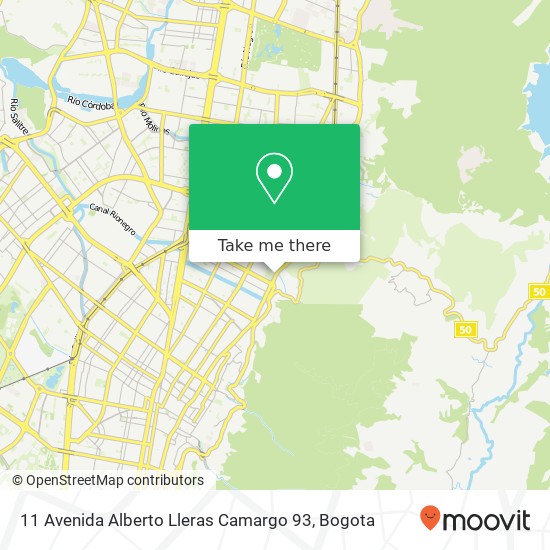 11 Avenida Alberto Lleras Camargo 93 map