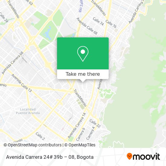 Avenida Carrera 24# 39b – 08 map