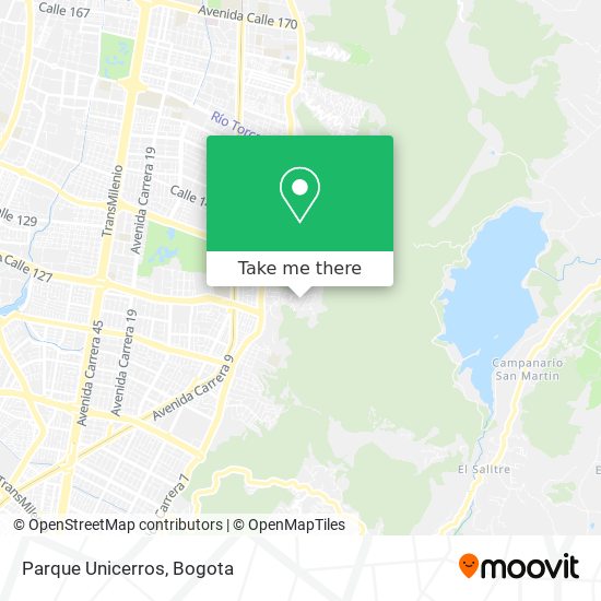 Parque Unicerros map