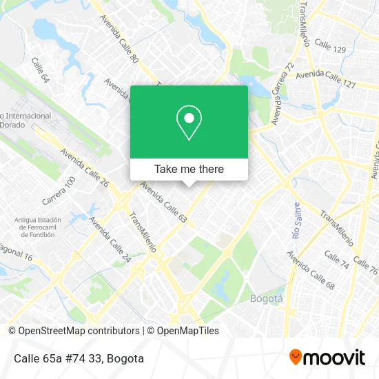 Calle 65a #74 33 map