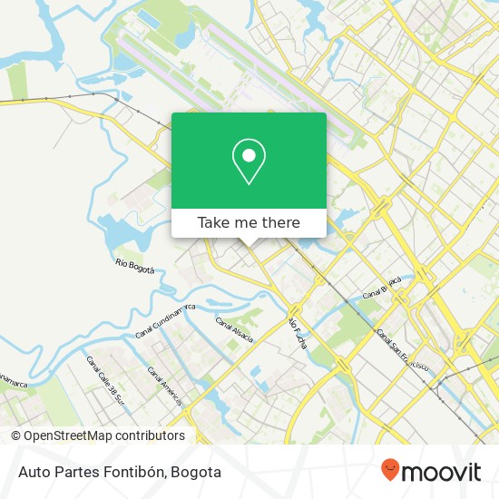 Auto Partes Fontibón map