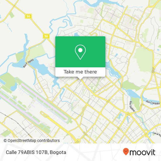 Calle 79ABIS 107B map