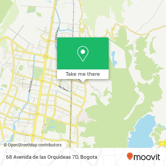 68 Avenida de las Orquideas 7D map