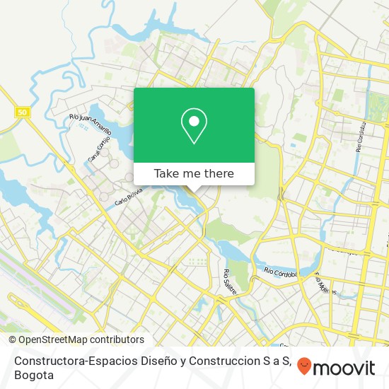 Mapa de Constructora-Espacios Diseño y Construccion S a S