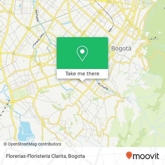 Florerias-Floristería Clarita map