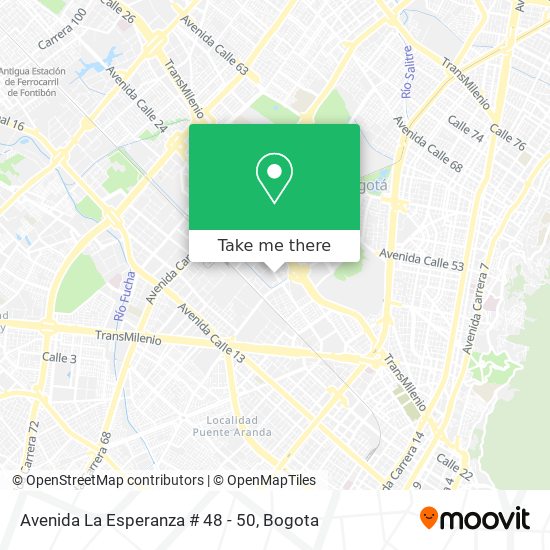 Avenida La Esperanza # 48 - 50 map