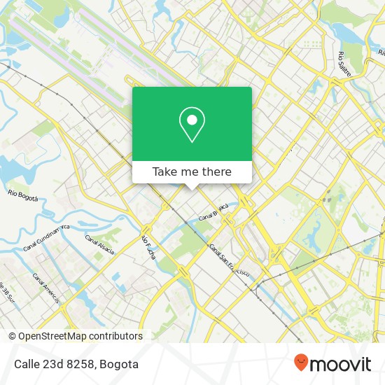 Calle 23d 8258 map