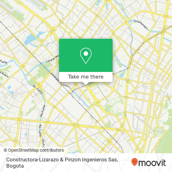 Mapa de Constructora-Lizarazo & Pinzon Ingenieros Sas