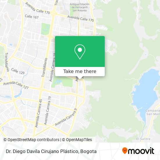 Dr. Diego Davila Cirujano Plástico map