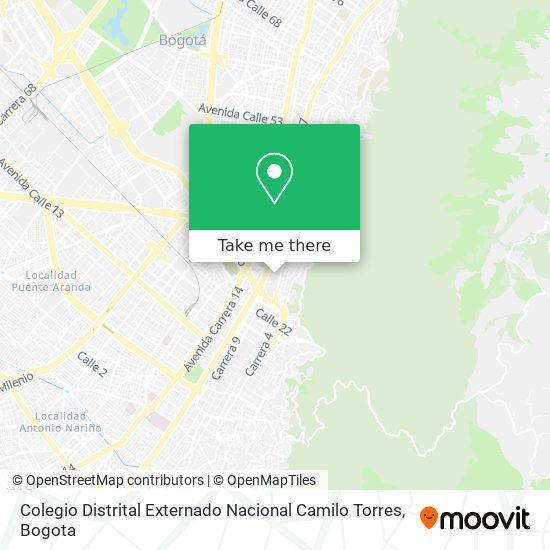 Colegio Distrital Externado Nacional Camilo Torres map