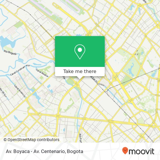 Mapa de Av. Boyaca - Av. Centenario