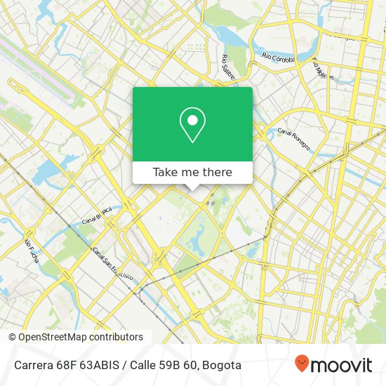 Carrera 68F 63ABIS / Calle 59B 60 map
