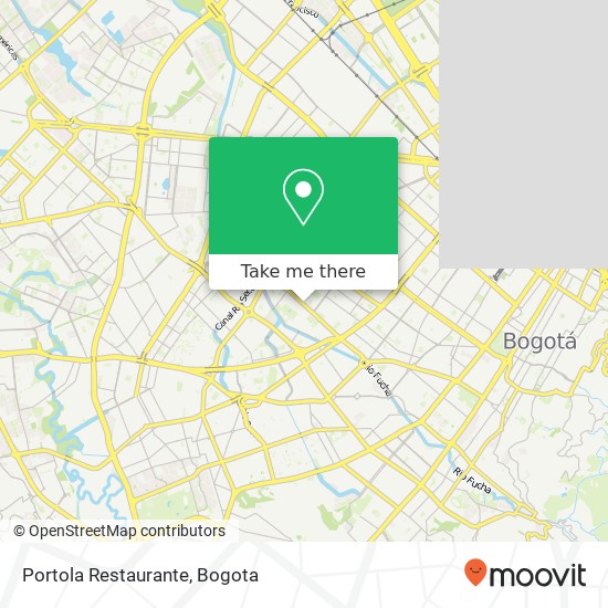 Portola Restaurante map