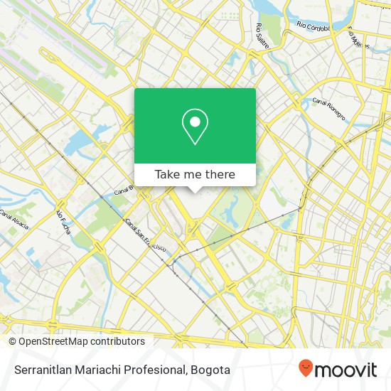 Mapa de Serranitlan Mariachi Profesional