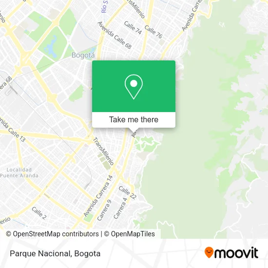 Parque Nacional map