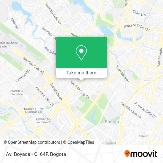 Av. Boyaca - Cl 64F map