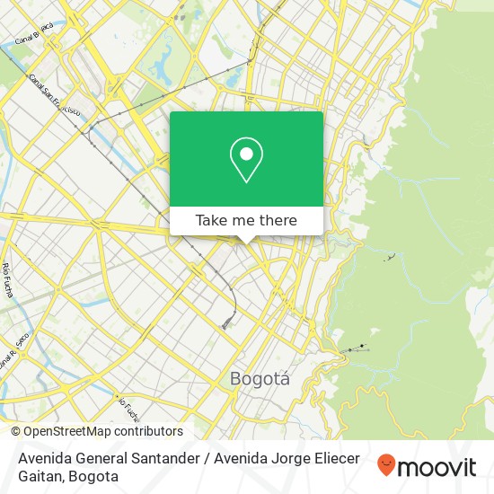 Avenida General Santander / Avenida Jorge Eliecer Gaitan map
