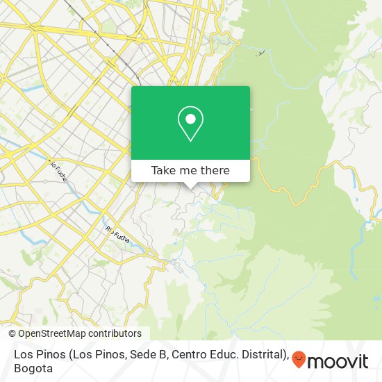 Los Pinos (Los Pinos, Sede B, Centro Educ. Distrital) map