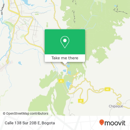 Mapa de Calle 138 Sur 20B E