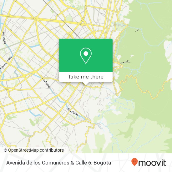 Avenida de los Comuneros & Calle 6 map