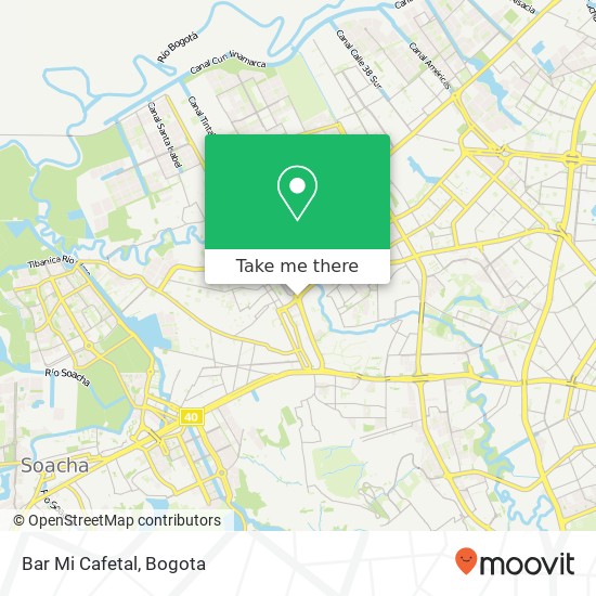 Bar Mi Cafetal map