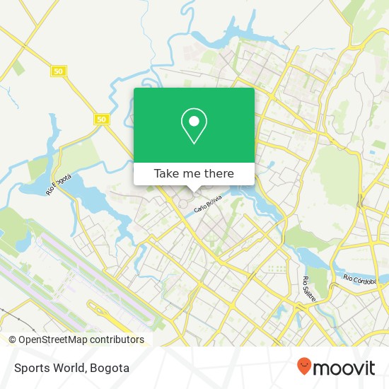 Sports World map
