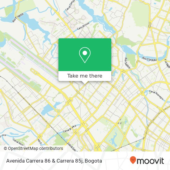 Mapa de Avenida Carrera 86 & Carrera 85j
