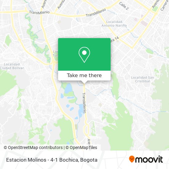 Estacion Molinos - 4-1 Bochica map