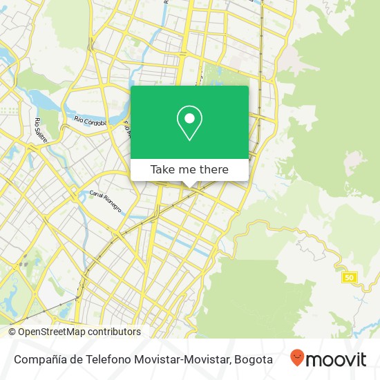 Mapa de Compañía de Telefono Movistar-Movistar