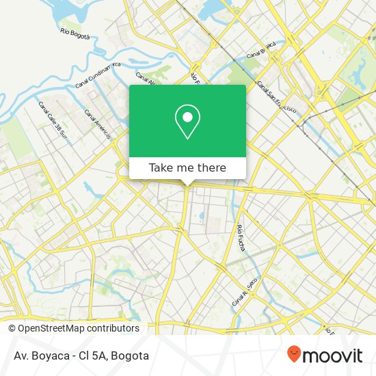Av. Boyaca - Cl 5A map