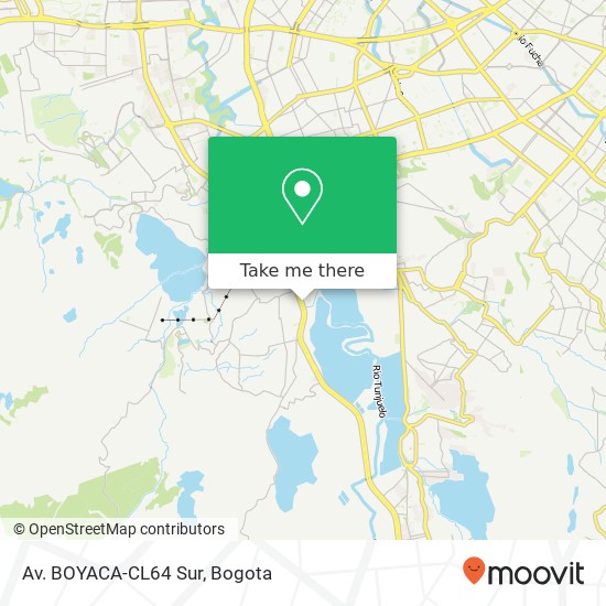 Mapa de Av. BOYACA-CL64 Sur