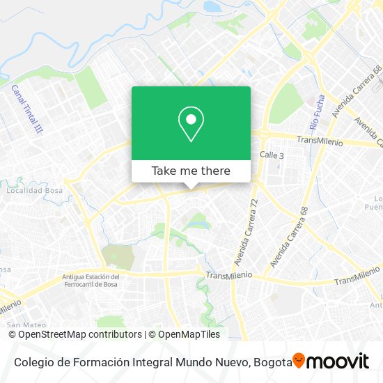 Colegio de Formación Integral Mundo Nuevo map