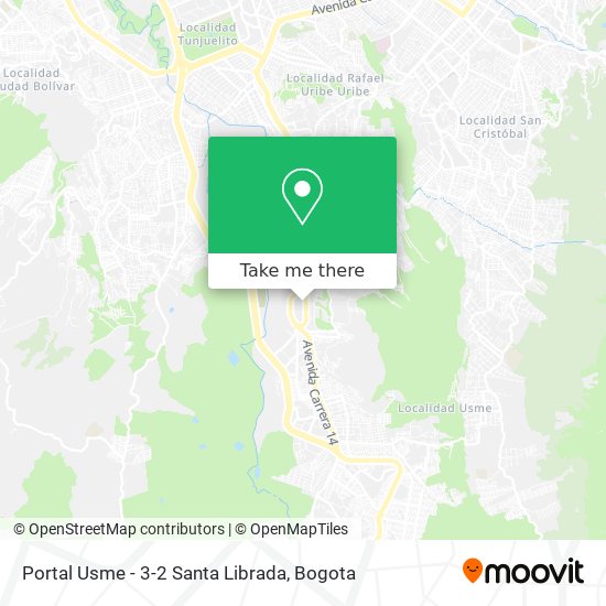 Portal Usme - 3-2 Santa Librada map