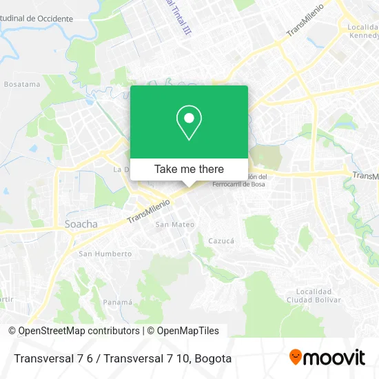 Mapa de Transversal 7 6 / Transversal 7 10