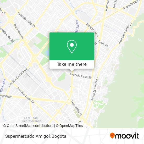 Supermercado Amigol map