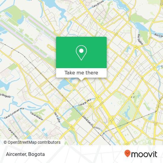 Mapa de Aircenter