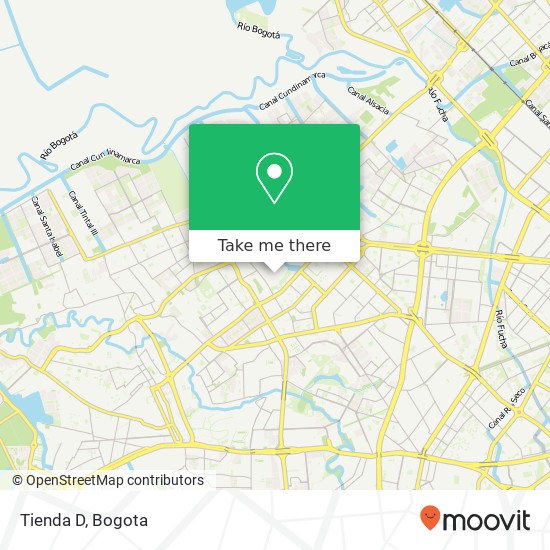 Mapa de Tienda D