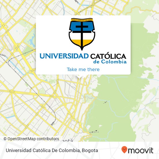 Universidad Católica De Colombia map