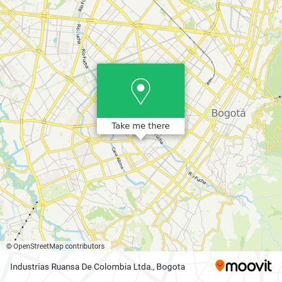 Industrias Ruansa De Colombia Ltda. map