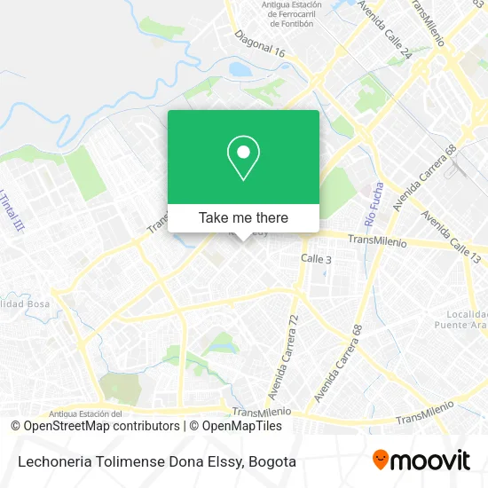 Lechoneria Tolimense Dona Elssy map