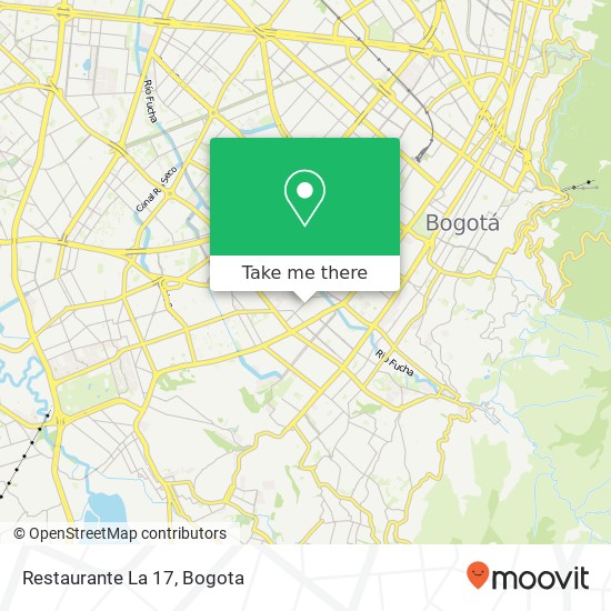 Restaurante La 17 map