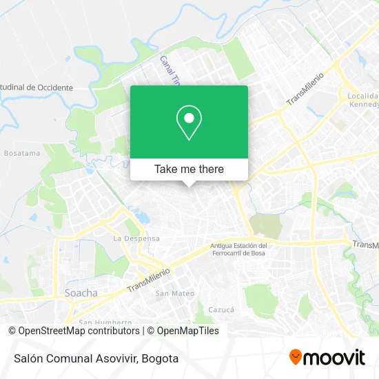 Mapa de Salón Comunal Asovivir
